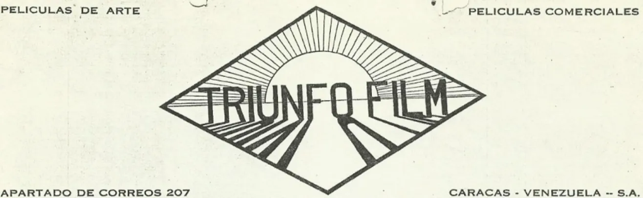 Figura 3. Imagotipo de Triunfo Film. Tomado del Archivo Anzola. 