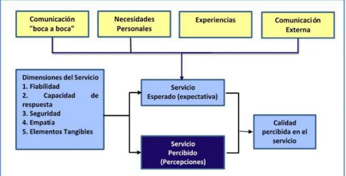 Figura 6: Dimensiones del Servicio 