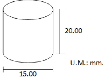 Figura 2.3.  Probetas para el ensayo de dureza según norma ASTM E-140. 