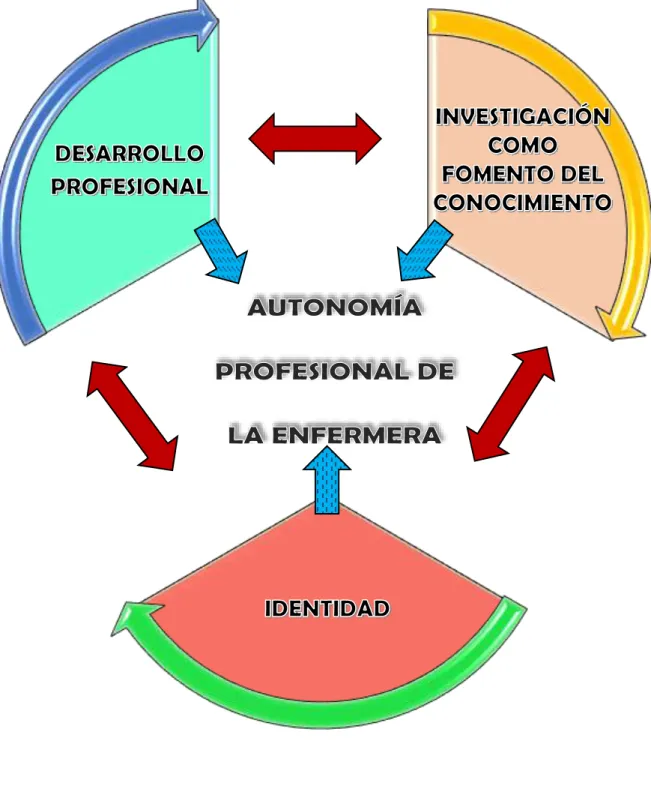 Ilustración 1. Diagrama conceptual: Autonomía profesional de la 