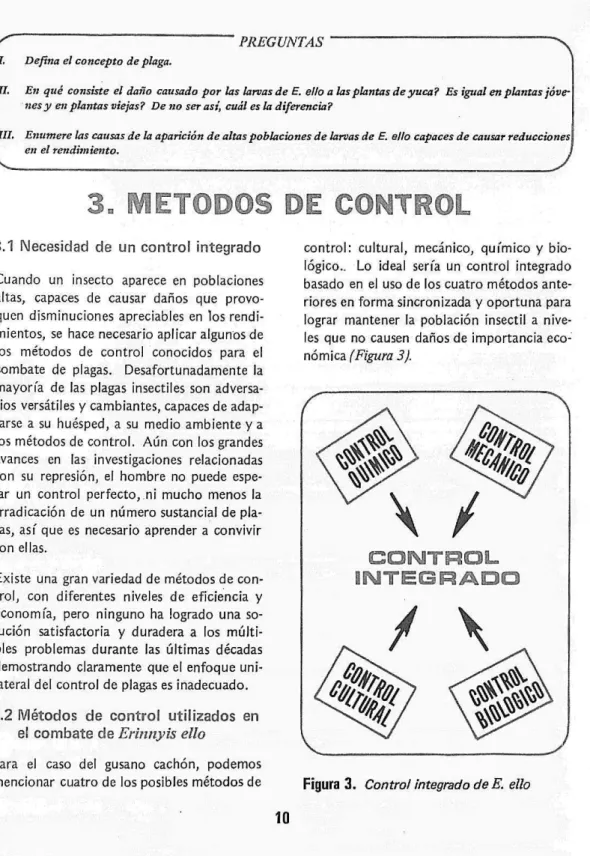 Figura 3. Control integrado de E. ello