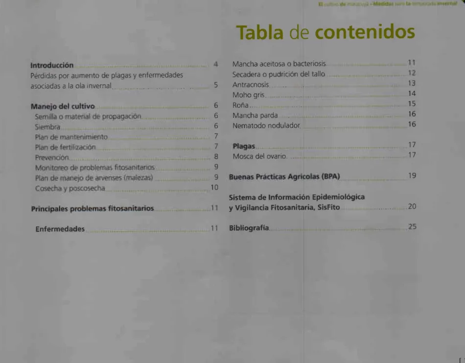 Tabla  de  contenidos 
