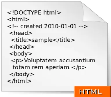 Figura 1. Ventana de Trabajo de HTML   Fuente: Libro Curso Completo de HTML 