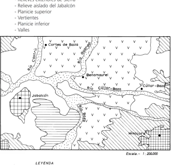 figura 2.- Unidades morfoestructurales