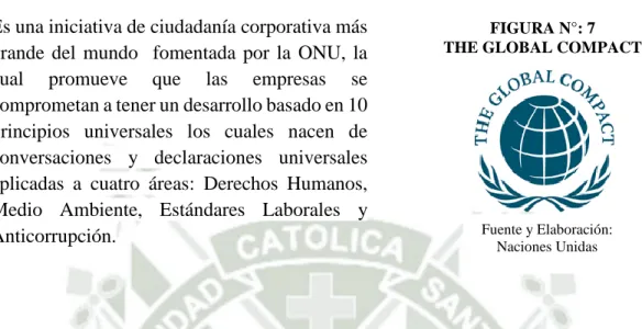FIGURA N°: 7  THE GLOBAL COMPACT 