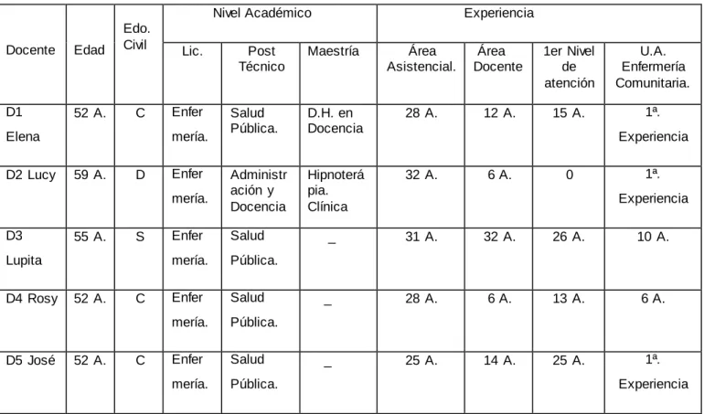 Fig. No. 2.  Docentes de asignatura 