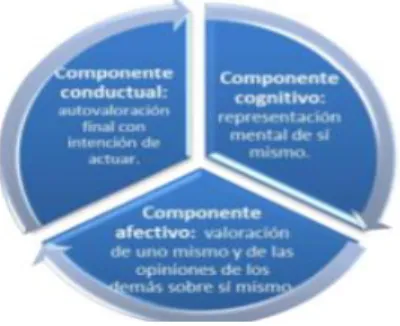 Gráfico 1: componentes de la autoestima (Mruk, 1999) 