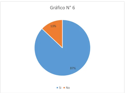 Gráfico N° 6