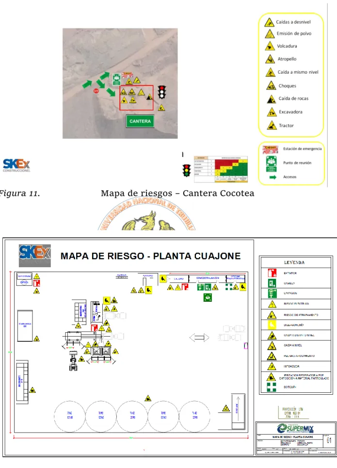 Figura 11.     Mapa de riesgos – Cantera Cocotea 