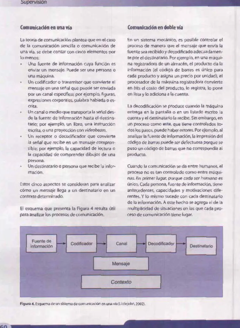 Figura 4.  Esc¡uem~  de un si;tema  de  comun1cac~  er>  una"" (Licdejohn, 2002)