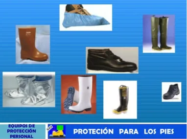 Figura 13. Protección de pies 