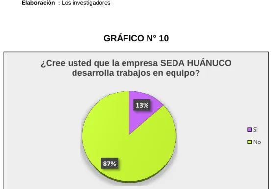 GRÁFICO N° 10 