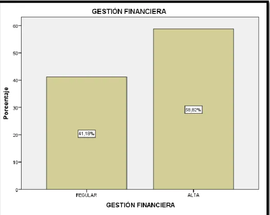 Figura 3: Grafica de Gestión Financiera (Barras) 