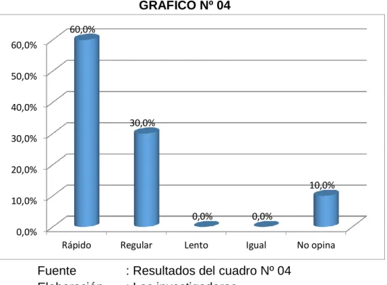 GRÁFICO Nº 04 