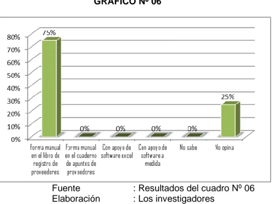 GRÁFICO Nº 06 