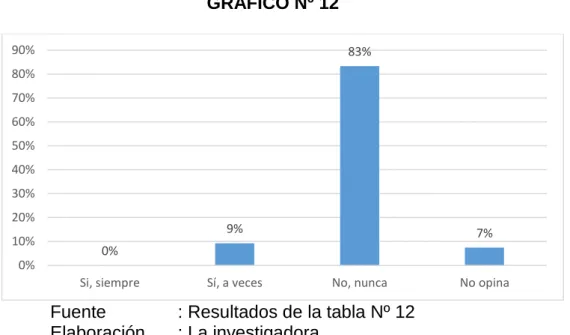 GRÁFICO Nº 12 