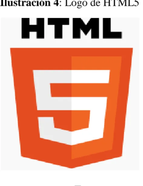 Ilustración 4: Logo de HTML5 