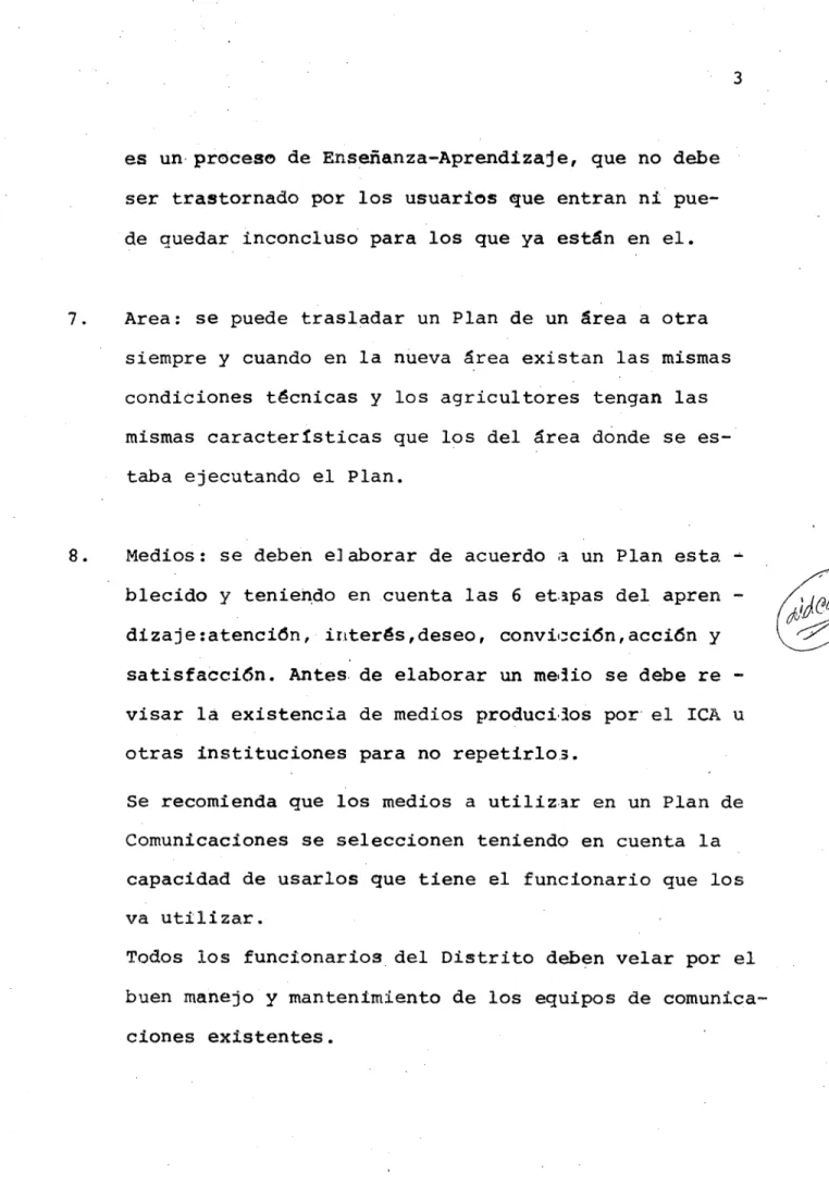 taba ejecutando el Plan.