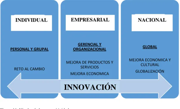 Figura 11. Niveles de la competitividad 