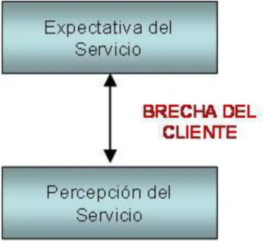 Gráfico 1. Brecha del Cliente 