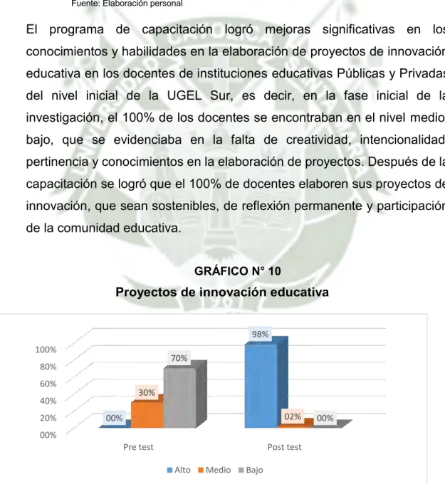 GRÁFICO N° 10 