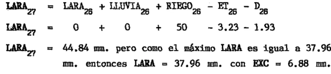 TABLA  3.  VALORES  DEL  FACTOR  K  Y  LOS  RFQUERIMIENTOS  DE  AGUA  PARA  SOYA  EN  LAS  <mDICIOHES  DE  PAI.MIRA  (VALLE  DEL  CAUCA)