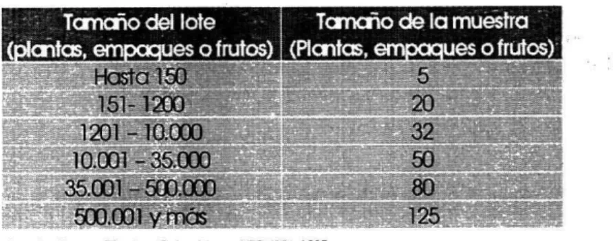Tabla 4. Tamaño de la muestra