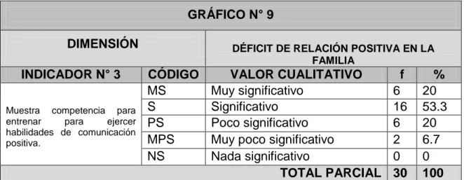 GRÁFICO N° 9 