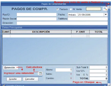 Ilustración 9: Pagos Comprobantes (Cheques) 