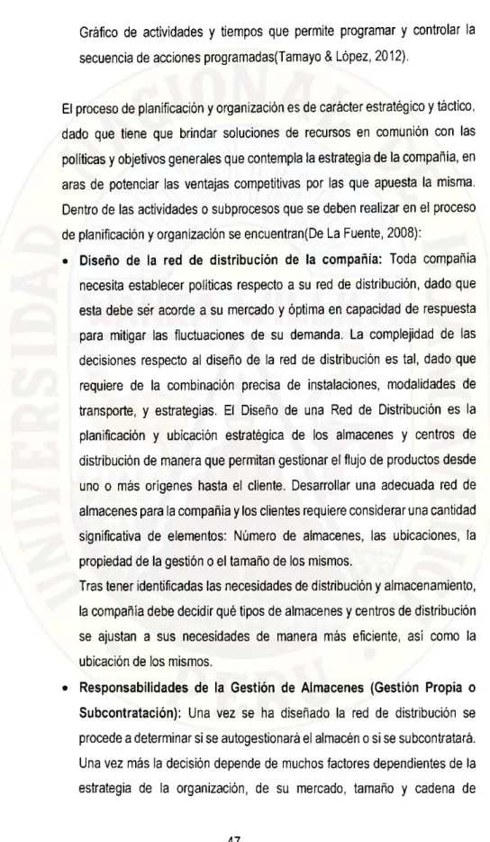 Gráfico de actividades y tiempos que permite programar y controlar la  secuencia de acciones programadas(Tamayo &amp; López, 2012)