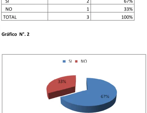 Gráfico  N°. 2 