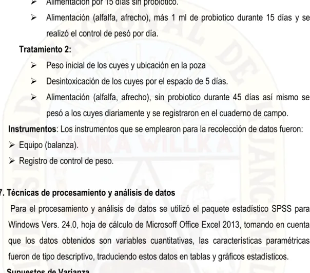 Cuadro N° 4. PRUEBA DE NORMALIDAD  Pruebas de normalidad 