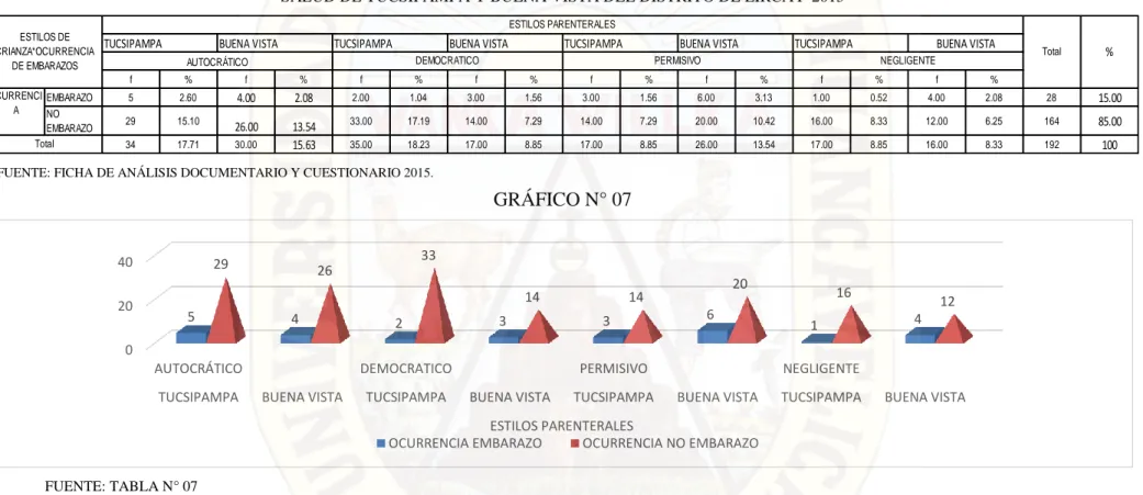 GRÁFICO N° 07 