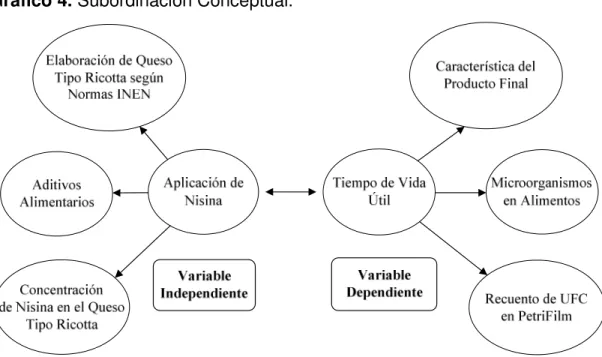 Gráfico 4. Subordinación Conceptual. 
