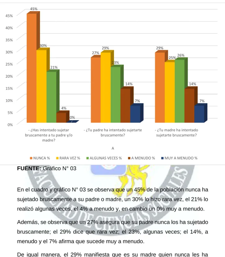 GRÁFICO N° 03 