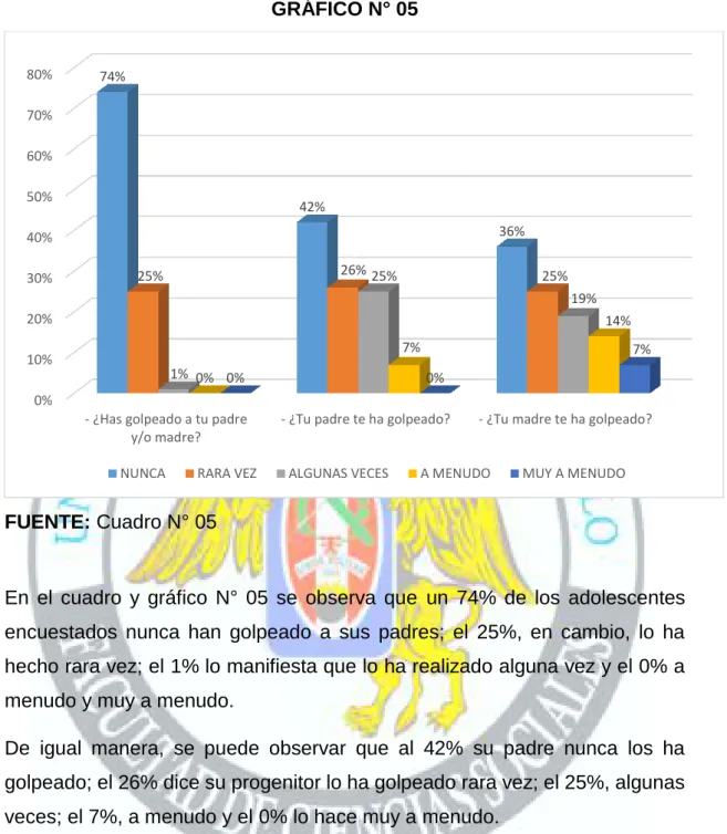 GRÁFICO N° 05 
