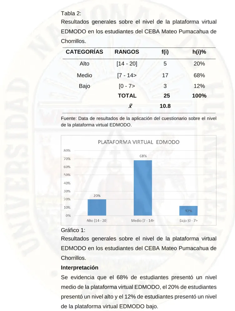 Gráfico 1:  