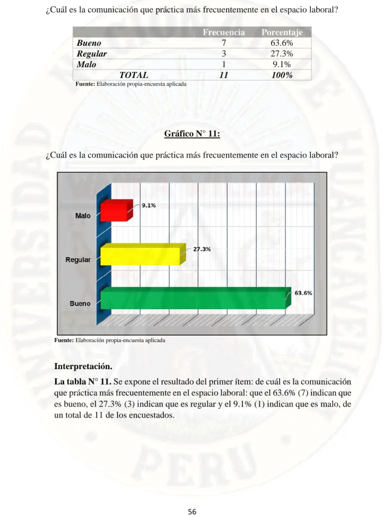 Gráfico N° 11: 