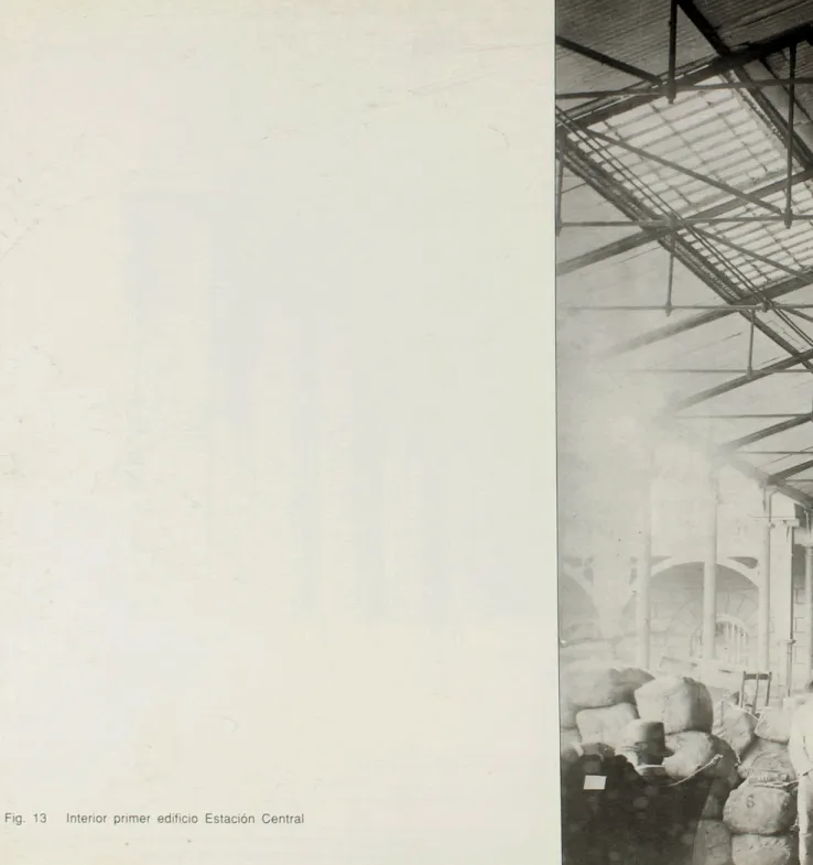 Fig.  13  interior primer  edificio  Estación Central 