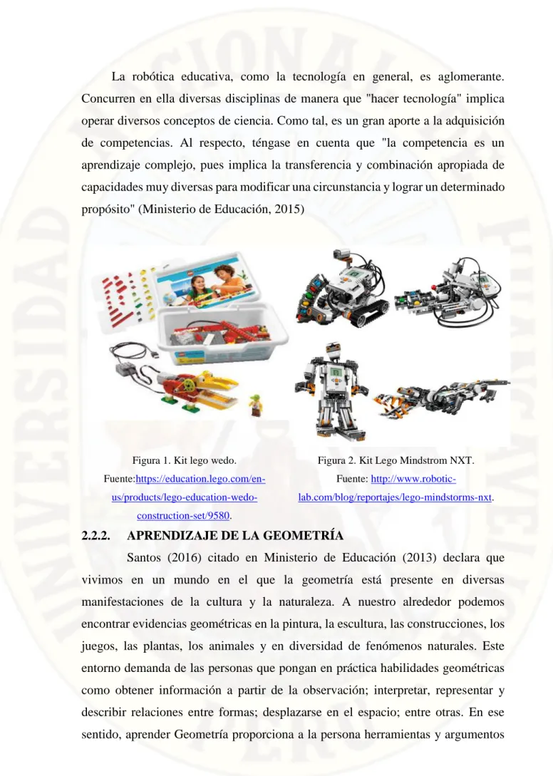 Figura 1. Kit lego wedo.  