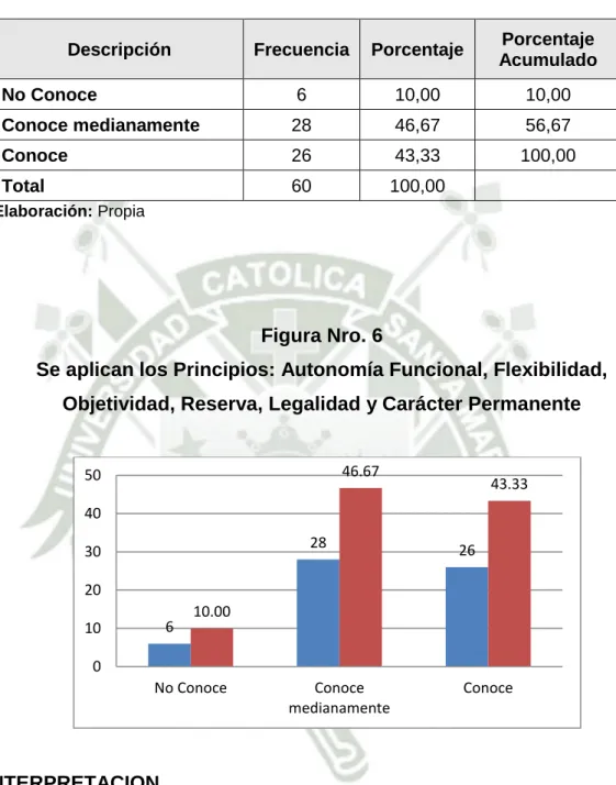 Tabla Nro. 6 