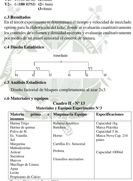 Cuadro II - Nº 13 