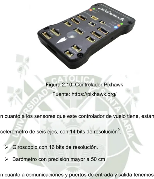 Figura 2.10: Controlador Pixhawk  Fuente: https://pixhawk.org/ 