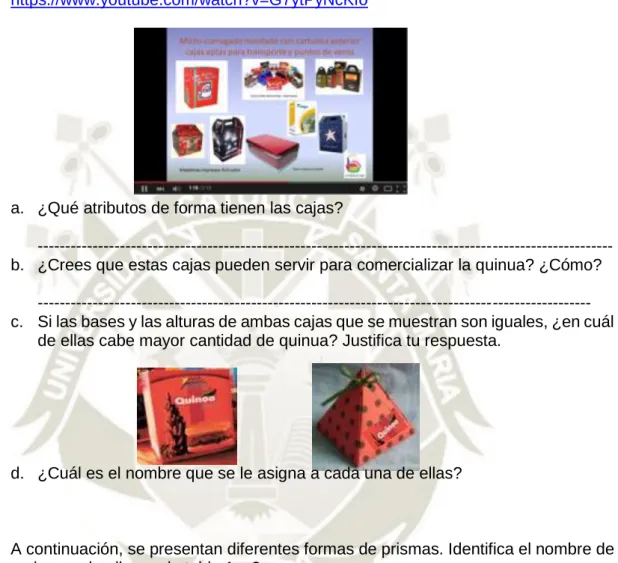 Tabla 1: Tipos de prisma 