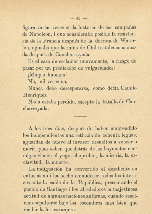 figura varias veces en la historia cle las campahas