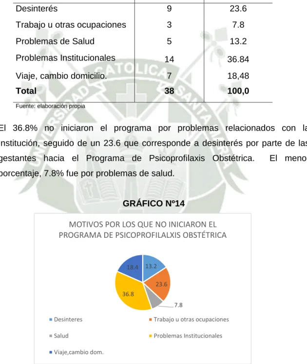 GRÁFICO Nº14 