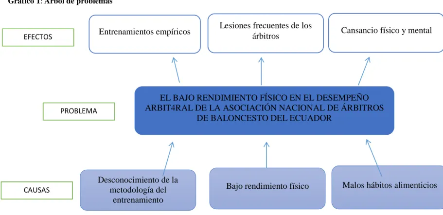 Gráfico 1 : Árbol de problemas 