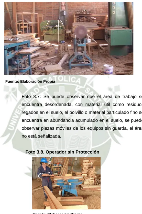 Foto 3.7. Desorden 