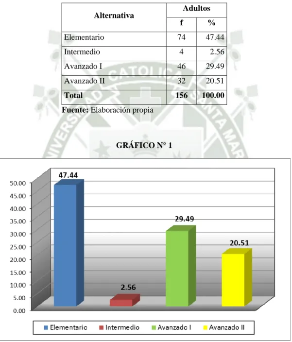 GRÁFICO N° 1 