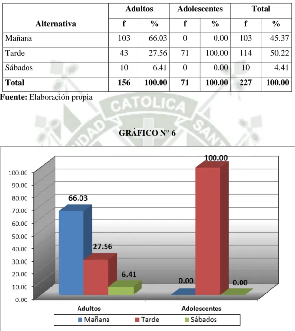 GRÁFICO N° 6 
